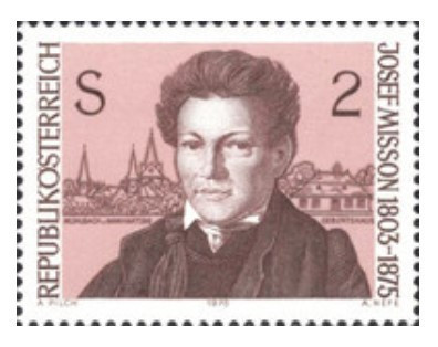 Austria 1975 - Joseph Misson(1803-1875), neuzata
