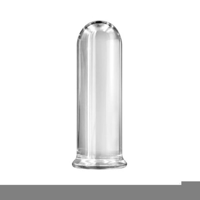 Dop Anal Din Sticla Renegade Glass Rook, Transparent, 15 cm foto