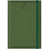 Agenda A5 nedatata Colere EJ-1504, 224 pagini, cu elastic, verde