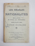 Les Annales des Nationalites, Nation Roumaine, An III, Nr. 3-5, 1914