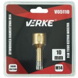 Carota diamantata pentru piatra, gresie si beton 10mm M14 V05110 Verke