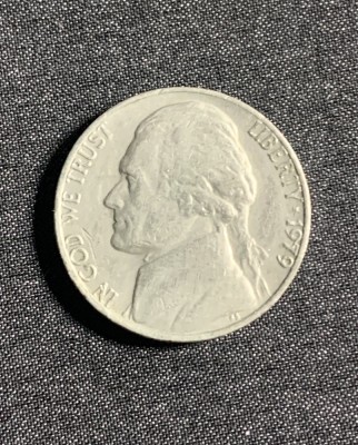 Moneda five cents 1979 USA foto