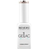 Lac de unghii Gellac 1 Step, Hybrid Effect, Non UV, Revers, 25 Crem nude, 10 ml