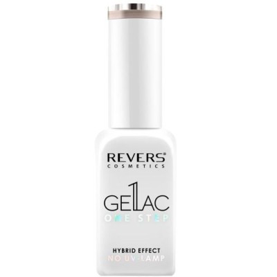 Lac de unghii Gellac 1 Step, Hybrid Effect, Non UV, Revers, 25 Crem nude, 10 ml foto