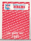 bnk cld Calendar de buzunar - 1985 - CS Dinamo Bucuresti