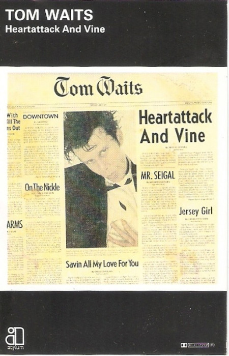 Caseta Tom Waits &lrm;&ndash; Heartattack And Vine, originala