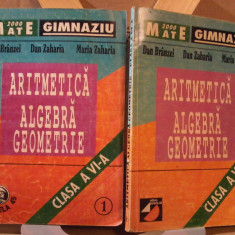 Dan Branzei - Aritmetica, algebra, geometrie clasa a VI-a (2 vol.)