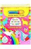 Stiloul magic cu apa. Carte de colorat cu apa: Unicorni