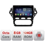 Navigatie Ford Mondeo 2010-2014 F-mondeo-clima Octa Core cu Android Radio Bluetooth Internet GPS WIFI DSP 8+128GB 4G CarStore Technology