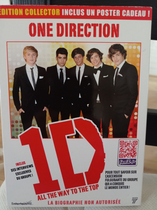 DVD - ONE DIRECTION - ALL THE WAY TO THE TOP - SIGILAT franceza/engleza