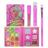 Set 4 produse de machiaj, kevin &amp; coco, green cool girl, 18 culori, 20.5 x 18.2 x 2.2 cm, Flippy