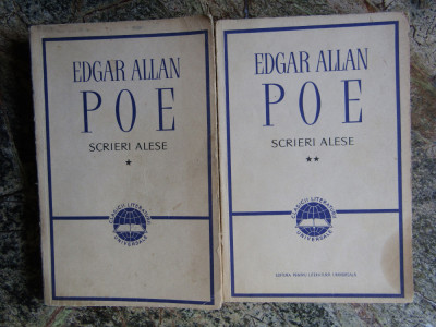 Edgar Allan Poe - Scrieri alese 2 volume foto