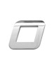 Ornament Auto 3D Cifra 0 26 MM Cromat
