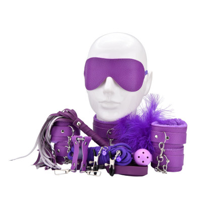 Bound to Play Bondage Kit Purple (11 Piece) foto