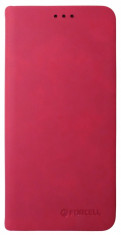 Husa tip carte cu stand Forcell Silk rosie pentru Huawei P Smart Z (2019) foto
