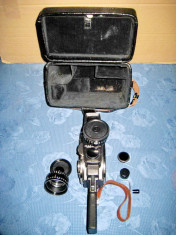 7834-I-Aparat Filmat URSS Quartz DS 8-M cutie piele groasa. St. FB. foto