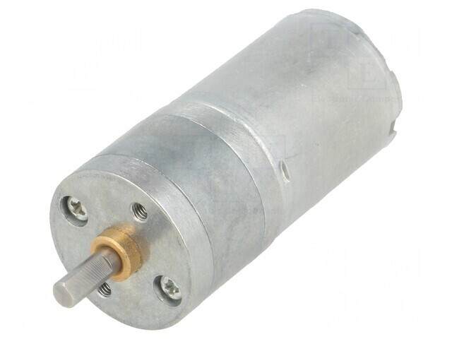 Motor DC cu Transmisie 6V 2,4A Ax Crestătură D 47:1 Metal 25x52mm