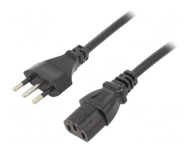 Cablu Alimentare 1,8m Negru IEC C13 3x1mm2 foto
