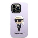 Cumpara ieftin Husa Cover Karl Lagerfeld Liquid Silicone Ikonik pentru iPhone 14 Plus Purple