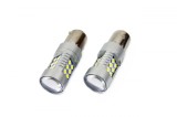 Set becuri auto cu LED CANBUS compatibil P21W BA15S 24 SMD 6.2W Alb 12/24V,, Amio