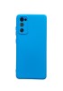 Huse silicon antisoc cu microfibra interior Samsung Galaxy S20 FE Albastru Ocean, Husa