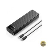 Rack Orico DDM2-C3 pentru SSD SATA M.2 NVMe Gri