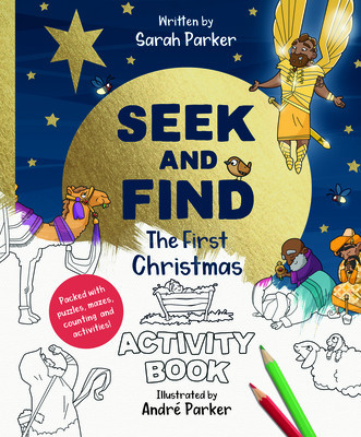Seek and Find: The First Christmas Activity Book: Packed with Puzzles, Mazes, Counting, and Activities! foto