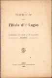 HST C1057 Normativ pt filiala Lugoj Institutul de Credit și Economii Albina 1908