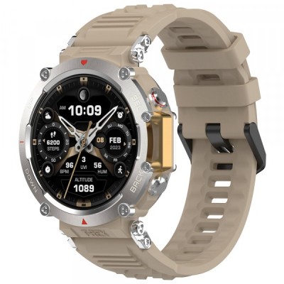 Curea Techsuit W067 pentru Amazfit T-Rex Ultra, Bej foto