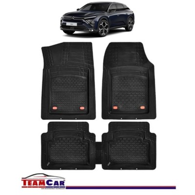 Covorase Auto TeamCar&amp;reg; Tip Tavita Compatibile Citroen C5 X (2021-2024) Negru Material Rezistent foto