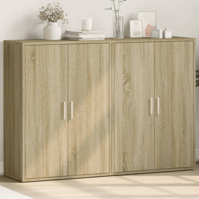 vidaXL Dulapuri, 2 buc., stejar sonoma, 60x31x84 cm, lemn prelucrat 3276569