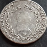 Austria 20 kreuzer 1796 B/Kremnica argint Francisc l