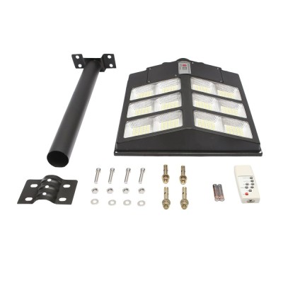 Lampa LED cu panou solar iluminat stradal 300W, 6500K, IP65 Breckner Germany foto