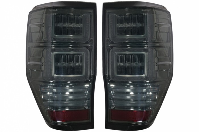 Stopuri LED Ford Ranger (2012-2018) Geam Fumuriu cu Semnal Dinamic Performance AutoTuning