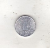 bnk mnd Germania , RDG , 1 pfennig 1975