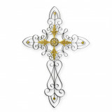 Decoratiune fier forjat cu o cruce DZ-162, Ornamentale