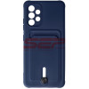 Husa Samsung Galaxy A32, Tip Portofel, Card Holder, TPU, Navy