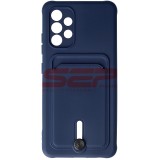 Husa Samsung Galaxy A32, Tip Portofel, Card Holder, TPU, Navy