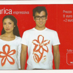 CT2 - Cartela Telefonica - Italia - Vodafone prepaid 10 Euro - Carica Espresiva