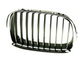 Grila radiator Bmw Seria 5 (E39), 01.1996-1999 dreapta, crom/crom/negru, 51138159316, 201616-1, Rapid