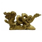 Dragon cu bila din rasina incolacit 15x7cm, model FS509