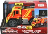 Masina de pompieri Mercedes Unimog U530 Majorette cu lumini si sunete