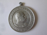 Medalie aluminiu Germania:Parada și Manevrele Militare Imperiale 1903,diam=39 mm, Europa