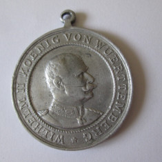 Medalie aluminiu Germania:Parada și Manevrele Militare Imperiale 1903,diam=39 mm