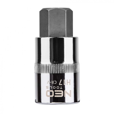 Tubulara cu Bit profil hexagonal 1/2&amp;quot;, H17 X 55 mm NEO TOOLS 08-777 HardWork ToolsRange foto