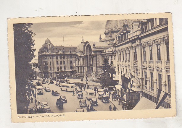 bnk cp Bucuresti - Calea Victoriei - uzata 1938
