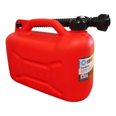 Canistra din plastic pentru combustibil rosie 5L Sterk CNN46498 foto