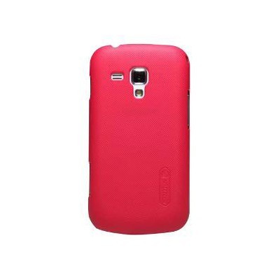 Husa samsung galaxy s duos nillkin frosted shield rosu + folie de protectie foto