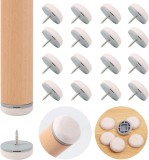 Set de 16 protectii pentru picioare mobilier Ezprotekt, pasla/plastic, bej, 35 mm