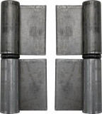 Balama de ușă T00341, 080 mm, oțel, pachet. 2 buc., Slovakia Trend